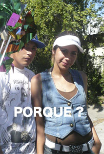 porquelindapareja muy misterioso, las letras de Dick El Demasiado, dice Arnoldo Finkelich y su novia Angela Trampi