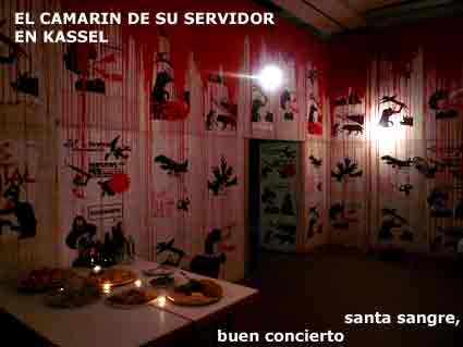 camarinKassel como los Dioses mandan: comida y sangre